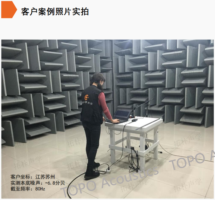 蘇州半消聲室底噪認證-6.8dB(A)｜拓樸聲學創國內靜音新紀錄